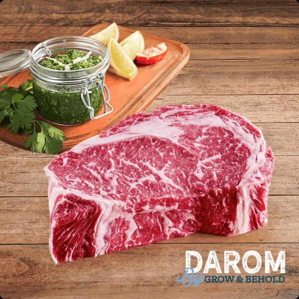 Darom Beef Ribeye Steak 2" | 1 pc x 1 | 1.4 - 1.8 lbs