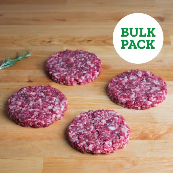 Grow & Behold Beef Burger Patties 1/4 lb (Bulk Pack)