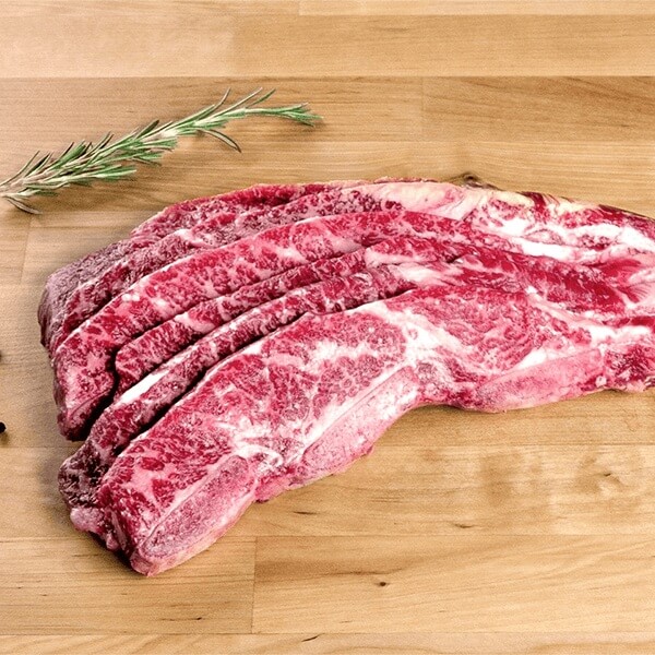 Grow & Behold Beef Korean Short Ribs (Miami Steak) 0.5" | 1 pkg x 2 | 3 - 4 lbs