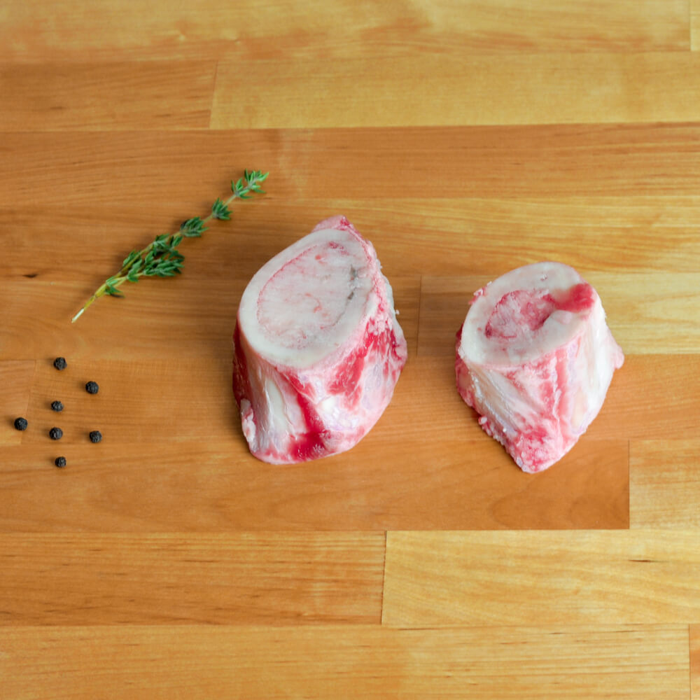 Grow & Behold Beef Marrow Bones (Cross Cut) | 1 pkg x 2 | 1.5 - 2.5 lbs