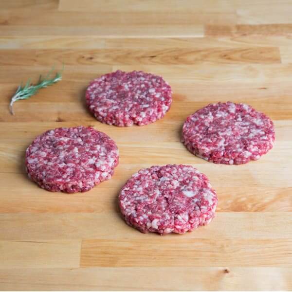 Grow & Behold Beef Burger Patties 1/2 lb | 4 pcs x 1 | 2 lbs