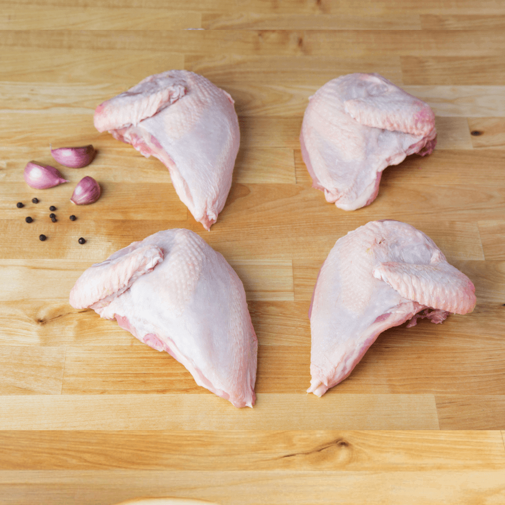 Sara's Spring Chicken Chicken Breast Quarters | 4 pcs x 1 | 2.5 - 3.5 lbs