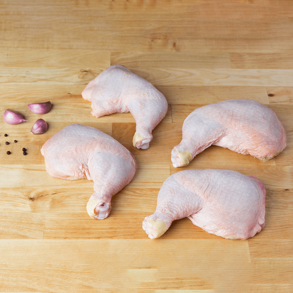 Sara's Spring Chicken Chicken Leg Quarters | 4 pcs x 1 | 2.75 - 3.75 lbs