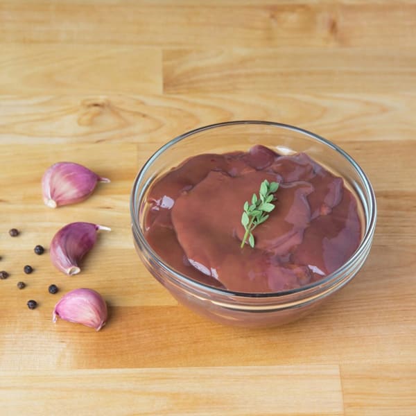 Sara's Spring Chicken Raw Duck Liver - Not Kashered | 1 pkg x 1 | 1.35 -1.65 lbs