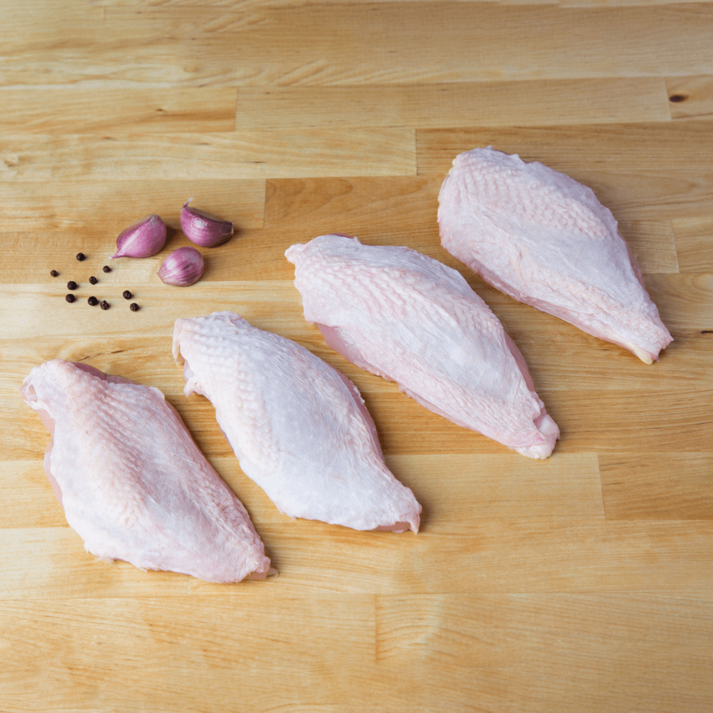 Sara's Spring Chicken Skin On Chicken Breast Filet | 3-4 pcs x 1 | 1.25 - 1.75 lbs
